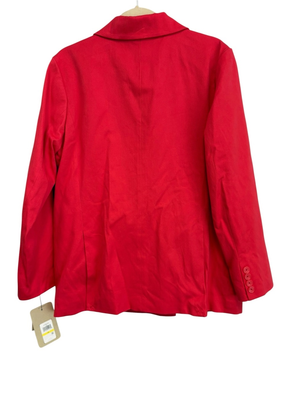 New Levi's Tailored Double-breasted Oversized Blazer in Red Size Medium - Picture 9 of 14